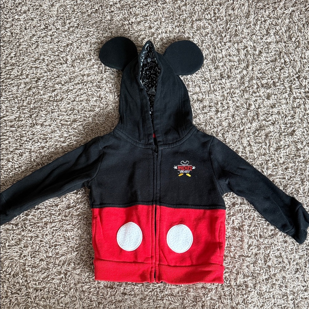 Disney Character Costume Hoodie Black Red White